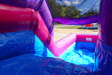 Cotton Candy Econo Duo Bounce & Slide Combo (Wet/Dry) - BounceWave Inflatable Sales