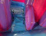 Cotton Candy Econo Duo Bounce & Slide Combo (Wet/Dry) - BounceWave Inflatable Sales