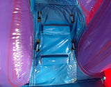 Cotton Candy Econo Duo Bounce & Slide Combo (Wet/Dry) - BounceWave Inflatable Sales
