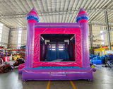 Cotton Candy Splash & Save Bounce House with Dual Lane Slide (Wet/Dry) - BounceWave Inflatable Sales