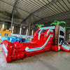 Crimson Bay Dual Lane Commercial Inflatable Combo (Wet/Dry) - BounceWave Inflatable Sales