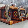 Double Axe Throw Commercial Interactive Inflatable Game - BounceWave Inflatable Sales