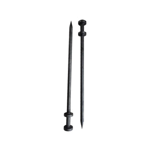 24" Carbon Steel Double Head Stakes