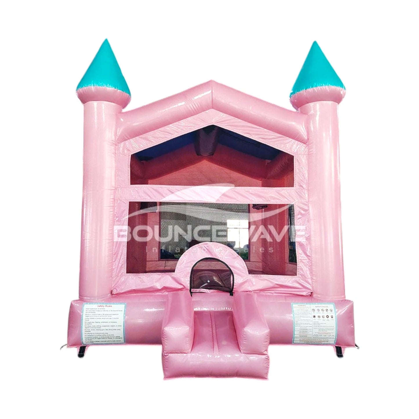 Dream Glitter Castle Bounce House - BounceWave Inflatable Sales