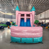 Dream Glitter Castle Dual Lane Bounce House with Slide (Wet/Dry) - BounceWave Inflatable Sales