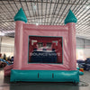Dream Glitter Castle Dual Lane Bounce House with Slide (Wet/Dry) - BounceWave Inflatable Sales