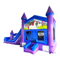 Enchanted Castle Dual Lane Bounce House with Slide (Wet/Dry)