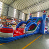 Euro Baja Dual Lane Commercial Inflatable Combo (Wet/Dry) - BounceWave Inflatable Sales