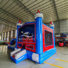 Euro Baja Dual Lane Commercial Inflatable Combo (Wet/Dry) - BounceWave Inflatable Sales