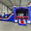 Euro Baja Dual Lane Commercial Inflatable Combo (Wet/Dry) - BounceWave Inflatable Sales