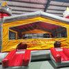 Euro Fire Island Castle XL Commercial Grade Bounce House - BounceWave Inflatable Sales