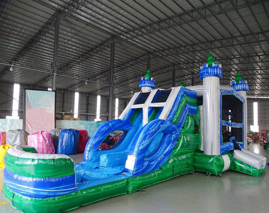 22'x15' Commercial Mega Slide Bounce House W/ Blower - 100% PVC Inflatable Party Bouncer 9 thumbnail image