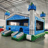 Euro Green Gush Castle XL Commercial Grade Bounce House - BounceWave Inflatable Sales
