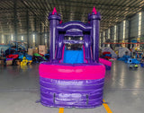Euro Purple Palace Commercial Econo Inflatable Combo (Wet/Dry) - BounceWave Inflatable Sales