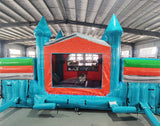 Fiji Falls Econo Duo Bounce & Slide Combo (Wet/Dry) - BounceWave Inflatable Sales