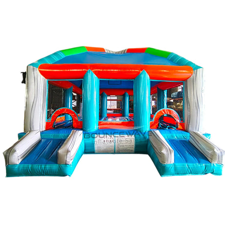 Fiji Falls Mega Dome Bounce House - BounceWave Inflatable Sales