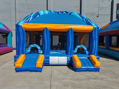 Flashpoint Falls Mega Dome Bounce House - BounceWave Inflatable Sales