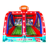 Football Toss Commercial Interactive Inflatable Game - BounceWave Inflatable Sales