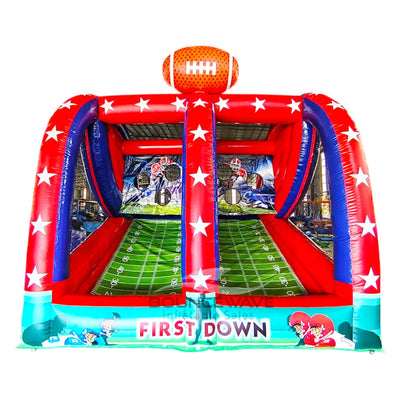 Football Toss Commercial Interactive Inflatable Game - BounceWave Inflatable Sales