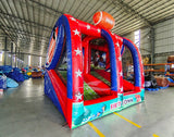 Football Toss Commercial Interactive Inflatable Game - BounceWave Inflatable Sales