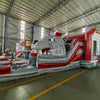 Go Dawgs Dual Lane Bounce House with Slide (Wet/Dry) - BounceWave Inflatable Sales