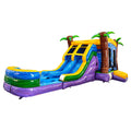Goombay Splash Dual Lane Bounce House with Slide (Wet/Dry)