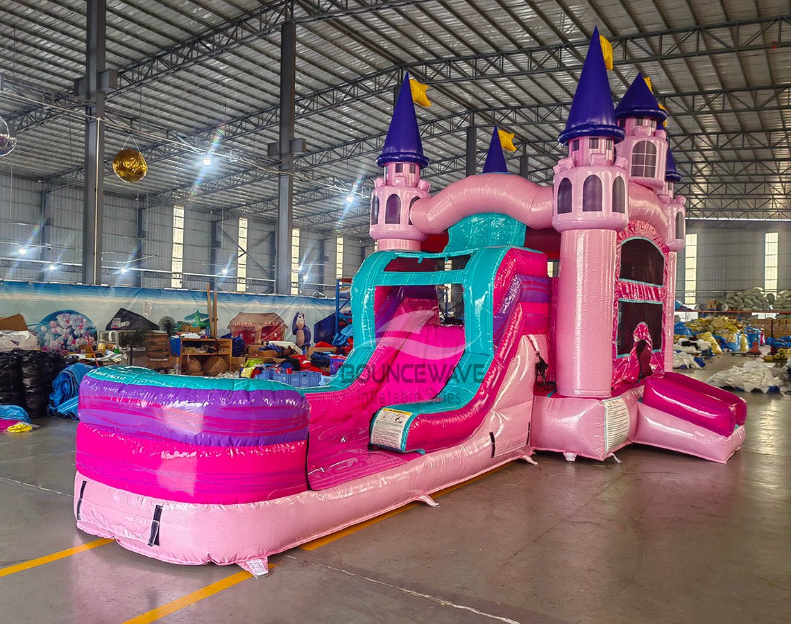 Grand Royal Castle Econo Bounce House with Slide (Wet/Dry)