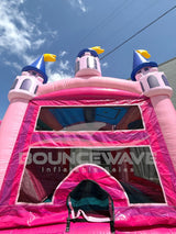 Grand Royal Castle Dual Lane Bounce House with Slide (Wet/Dry) - BounceWave Inflatable Sales