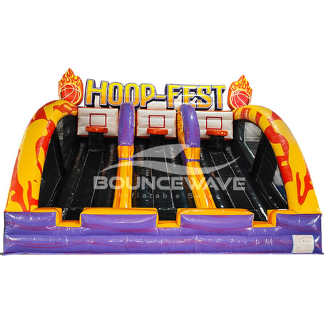 HOOP - FEST Commercial Inflatable Basketball Game - BounceWave Inflatable Sales