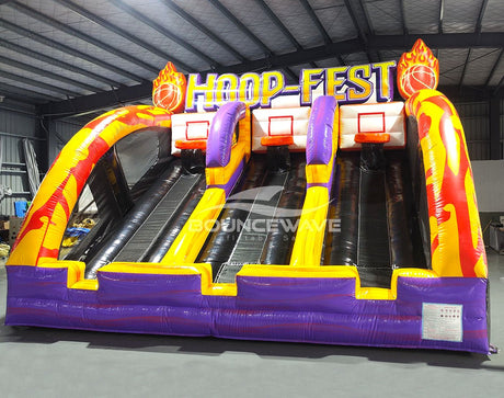 HOOP - FEST Commercial Inflatable Basketball Game - BounceWave Inflatable Sales