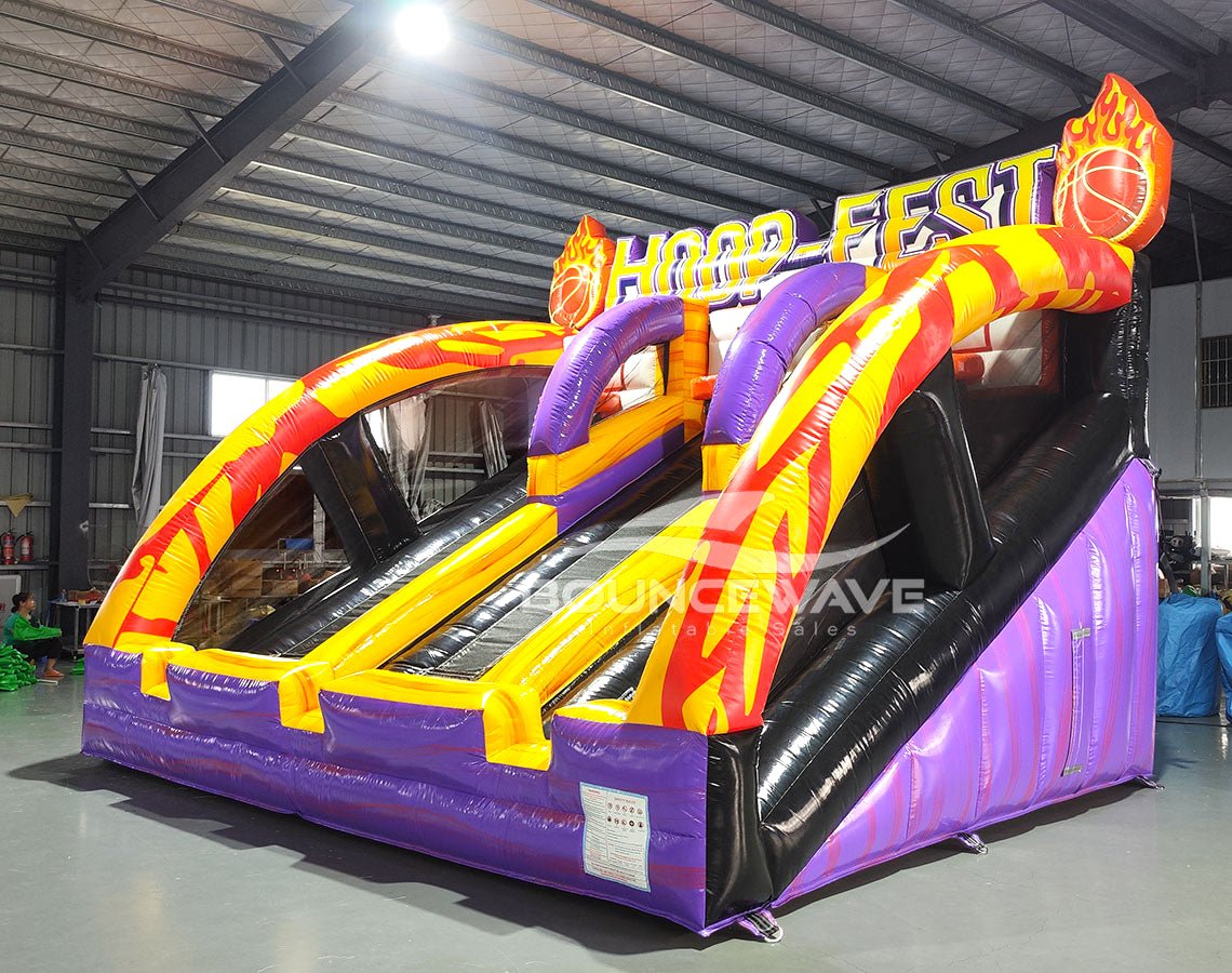 HOOP - FEST Commercial Inflatable Basketball Game - BounceWave Inflatable Sales