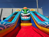 Kona Falls Lagoon Commercial Inflatable Water Slide - BounceWave Inflatable Sales