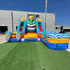 Kona Falls Lagoon Commercial Inflatable Water Slide - BounceWave Inflatable Sales