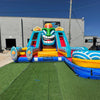 Kona Falls Lagoon Commercial Inflatable Water Slide - BounceWave Inflatable Sales