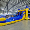 Lava Falls Splash & Save Dual Lane Inflatable Combo (Wet/Dry) - BounceWave Inflatable Sales