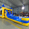 Lava Falls Splash & Save Dual Lane Inflatable Combo (Wet/Dry) - BounceWave Inflatable Sales