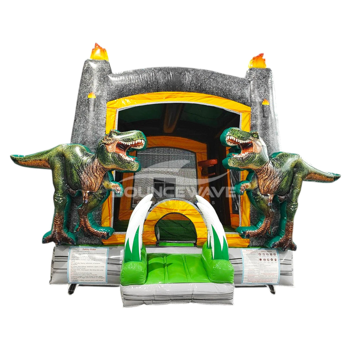 Lava Raptor Dinosaur Bounce House