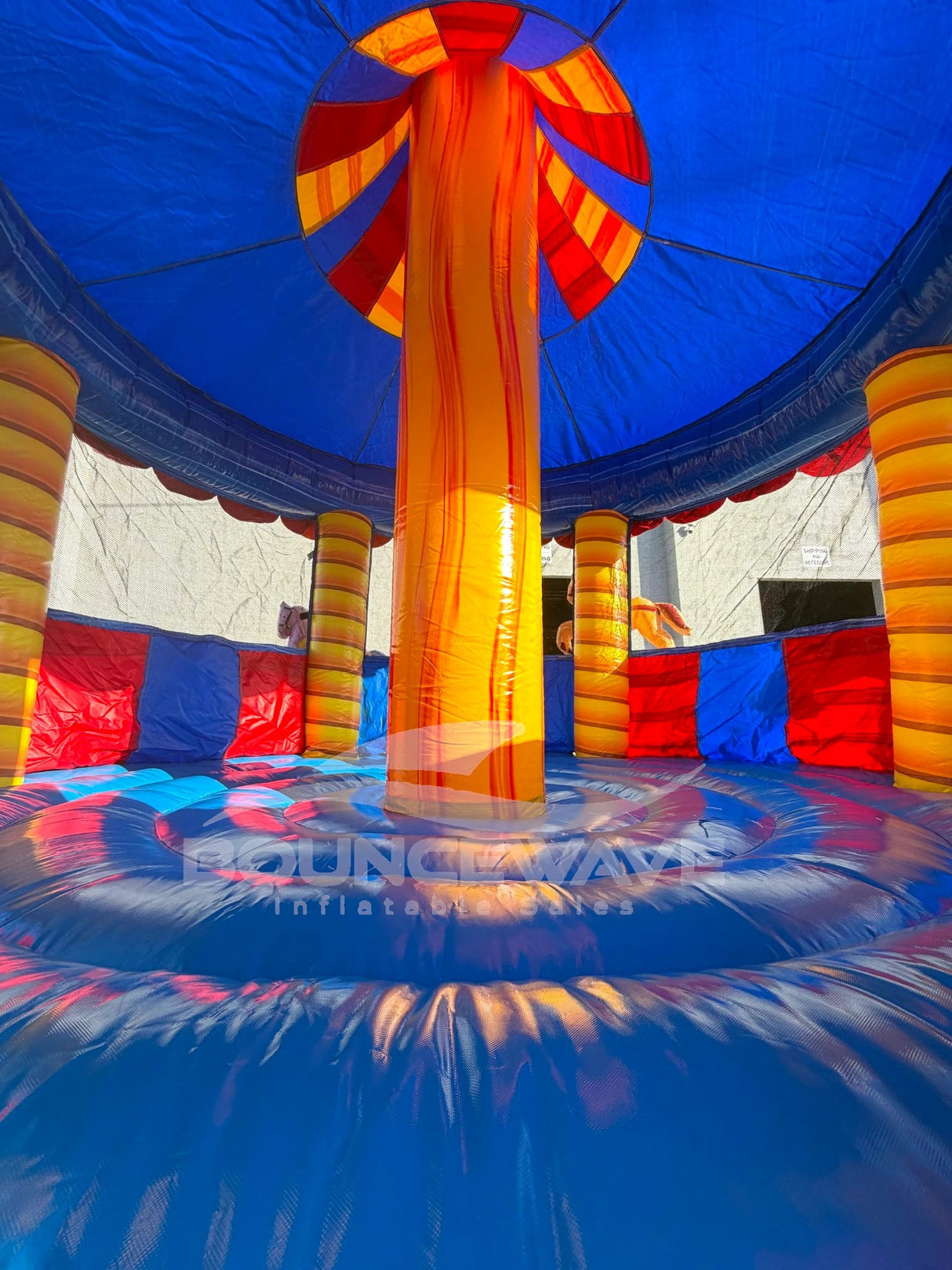 Marquee Carousel Bounce House – Commercial Inflatable - BounceWave Inflatable Sales