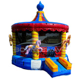 Marquee Carousel Bounce House – Commercial Inflatable - BounceWave Inflatable Sales