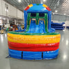 Mega Dome Dual Lane Commercial Inflatable Combo (Wet/Dry) - BounceWave Inflatable Sales