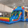 Mega Dome Dual Lane Commercial Inflatable Combo (Wet/Dry) - BounceWave Inflatable Sales