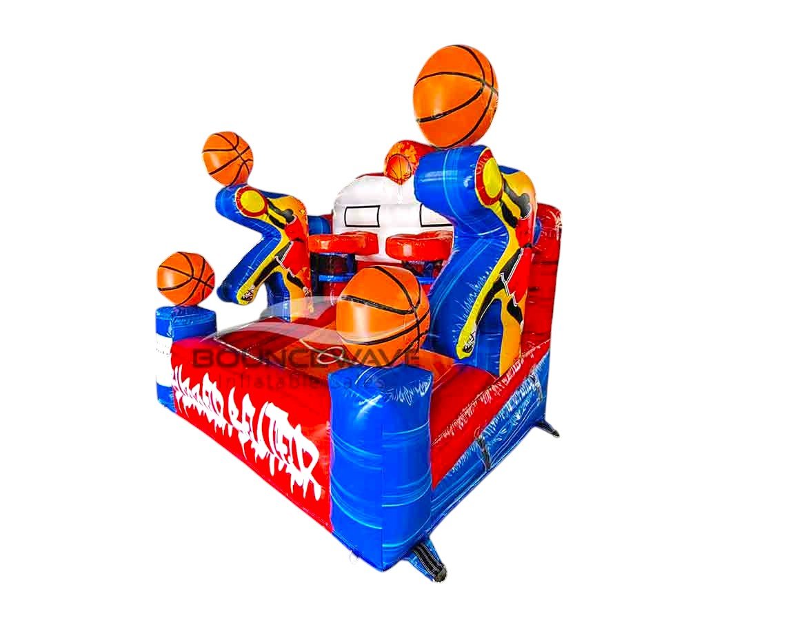 Mini Buzzer Beater Basketball Inflatable Game – Commercial Interactive | IAAPA 2025 Special - BounceWave Inflatable Sales