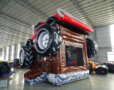 Monster Truck Commercial Grade Bounce House - BounceWave Inflatable Sales
