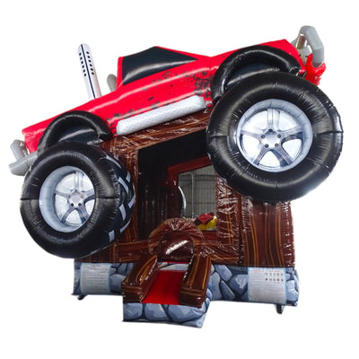 Monster Truck Commercial Grade Bounce House - BounceWave Inflatable Sales