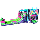 Next Gen Gaming Dual Lane Bounce House with Slide (Wet/Dry) - BounceWave Inflatable Sales
