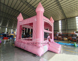 Pink Glitter Castle Bounce House - Panel Ready - BounceWave Inflatable Sales
