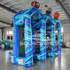 Powerline 3 - in - 1 Commercial Interactive Inflatable Sports Game - BounceWave Inflatable Sales