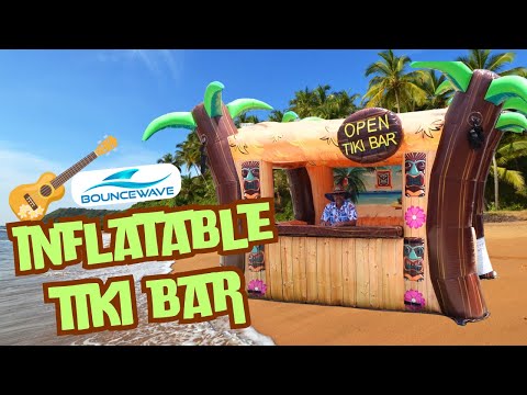 Commercial Grade Inflatable Tiki Bar
