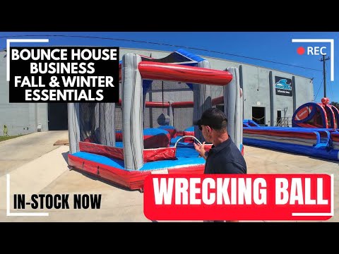 Wrecking Ball Commercial Interactive Inflatable Game