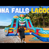 20ft Kona Falls Lagoon Commercial Inflatable Water Slide